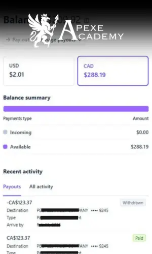Student payment proof